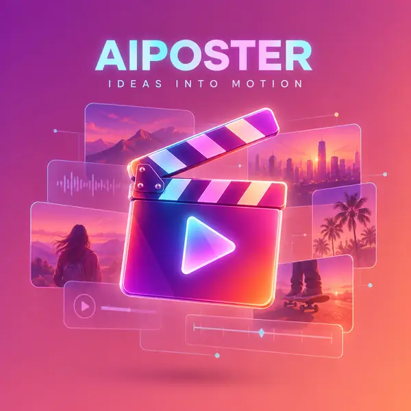 Colorful social-media poster with bold modern typography