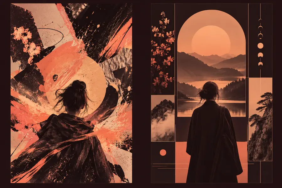 Illustration accompanying the comparison of poster output and poster-making workflow